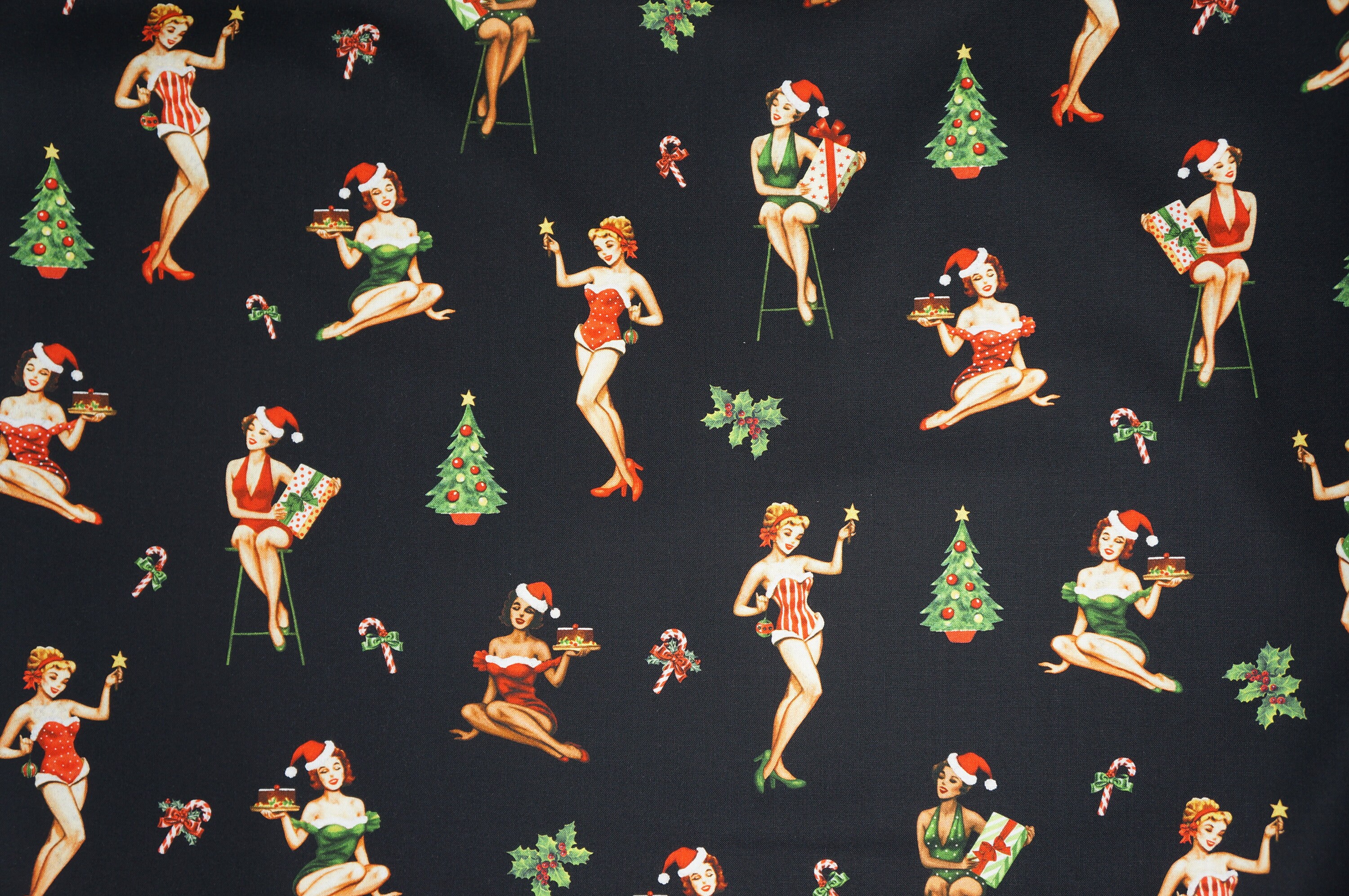 Vintage Christmas Fabric from Michael Miller