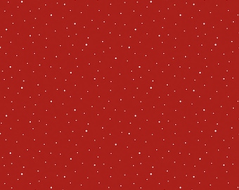Red Dot Wideback Fabric, 3 Yard Precut Dapple Dot on Barn Red Wide Back 108" Riley Blake Quilting Cotton Fabric, 3YD-WB640-BARNRED