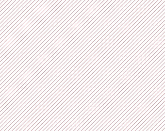 Thin Red Stripe on White Fabric, Thin Red Diagonal Stripe on White Cheefully Red by Riley Blake Quilting Cotton Fabric, Red Stripe Fabric