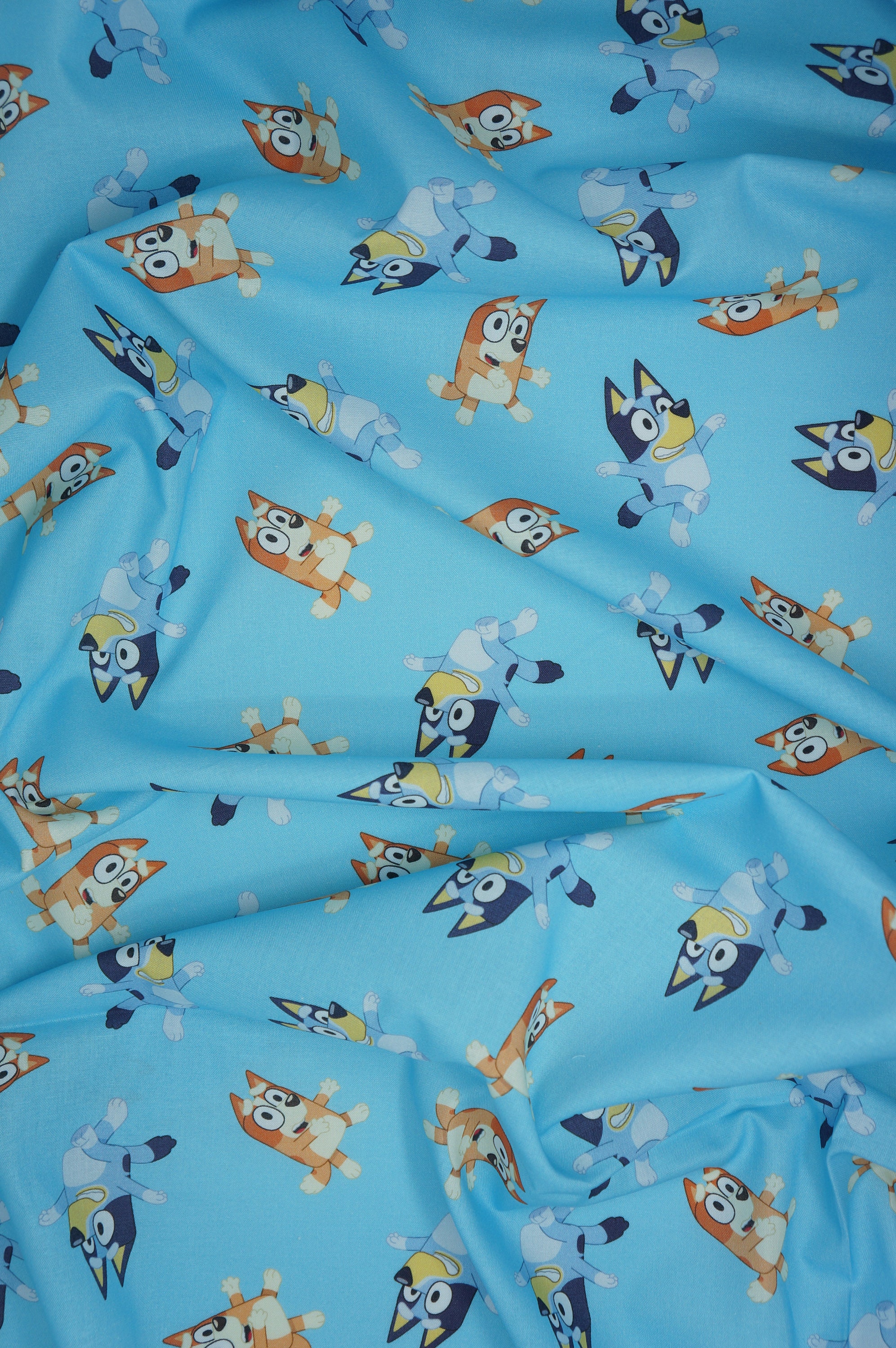  Cotton Bluey and Bingo Dogs Kids Children's Characters Blue  Cotton Fabric Print by The Yard (78285-A620715) : Arts, Crafts & Sewing