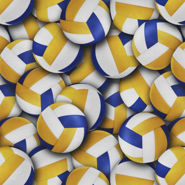 Volleyball Fabric Etsy