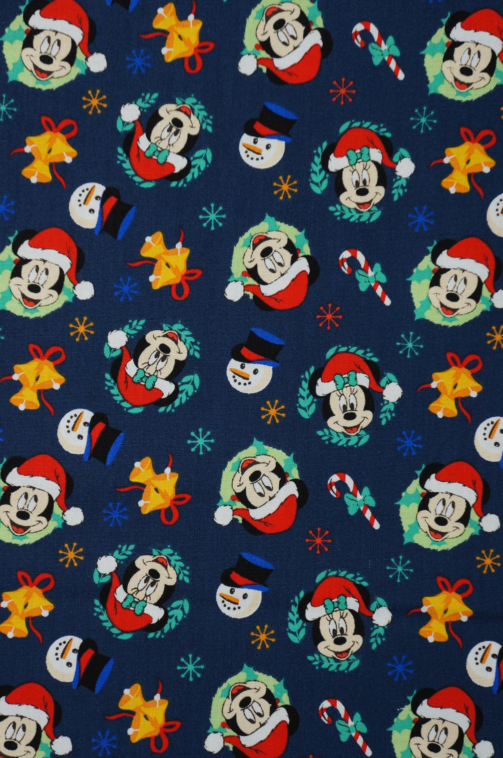 Adorable Disney Winnie The Pooh Christmas Fabric Springs BTY