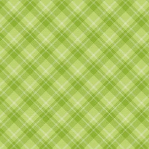 Green Plaid Fabric, Grass Green Playful Plaids by Paintbrush Studios Quilting Cotton Fabric, Easter Plaid, Spring Plaid