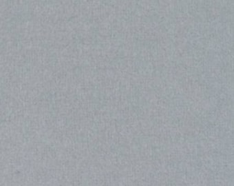 Solid Gray Flannel Fabric, Solid Steel Gray by Robert Kaufman Quilting Cotton Flannel Fabric, 2 Ply double brushed F019-91 STEEL