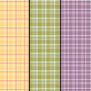 Spring Plaid Fabric, Hello Spring Plaid Green, Yellow or Lavender by Riley Blake Quilting Cotton Fabric, Easter Plaid Fabric