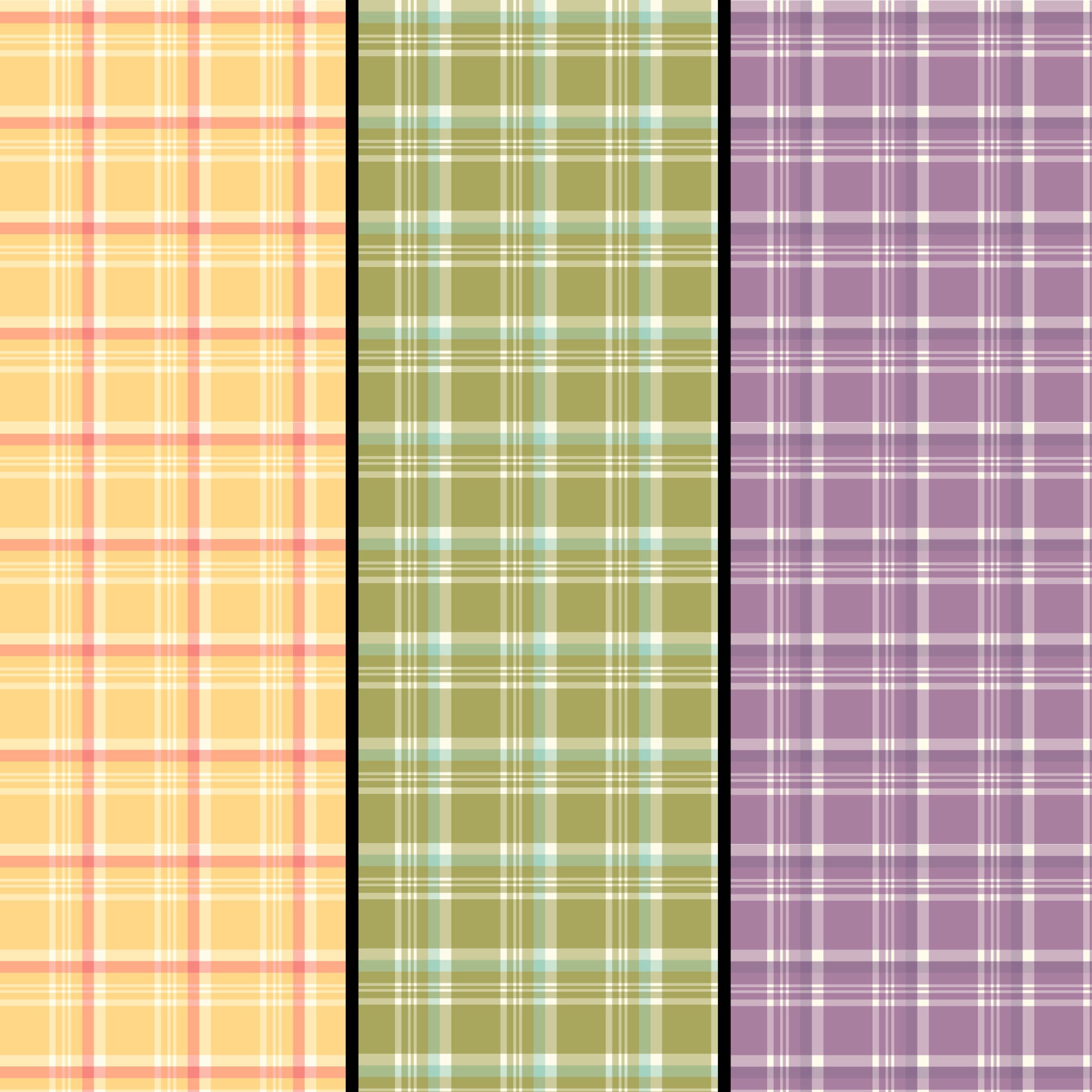 Yellow Green Plaid 