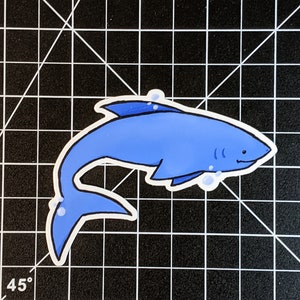 StormShark - Cute Shark, Ocean Theme perfect for water bottles! | Cute shark stickers | Ocean Stickers |