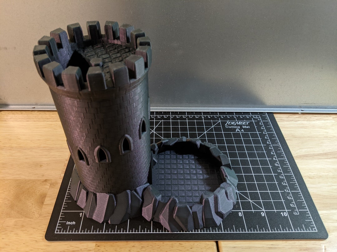 Castle Dice Tower Randomizer 3D Print Board Game Accessory DND War