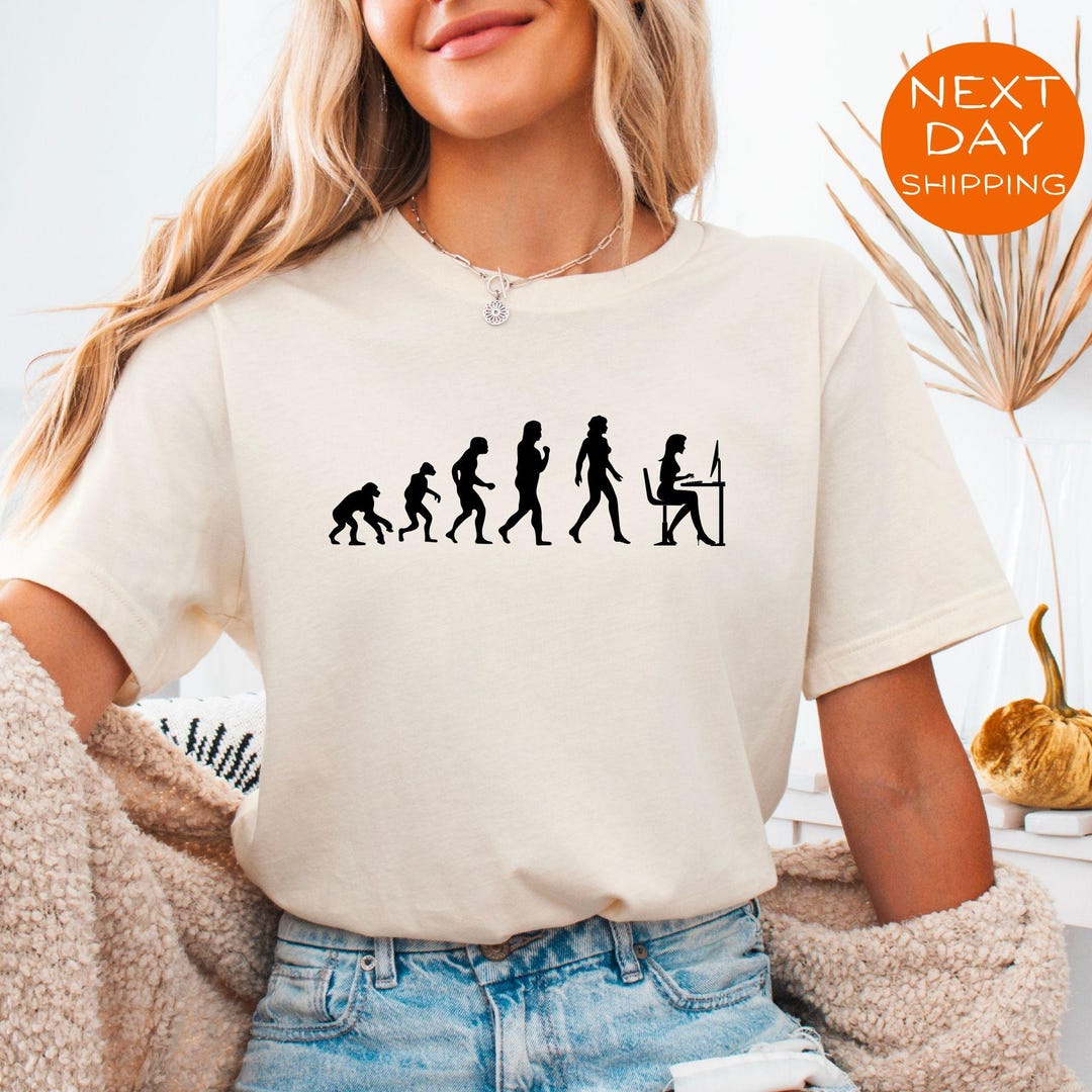 Evolution Shirt, Funny Computer Tee, Programmer T-shirt, Gamer ...