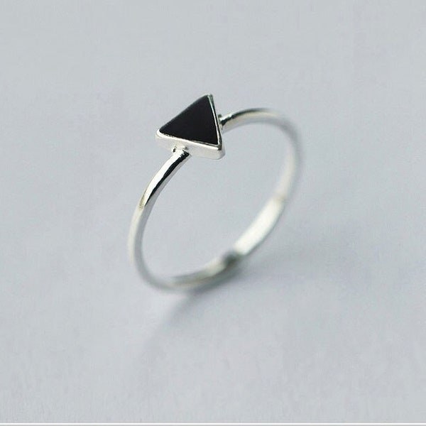 Triangle Ring - Etsy UK