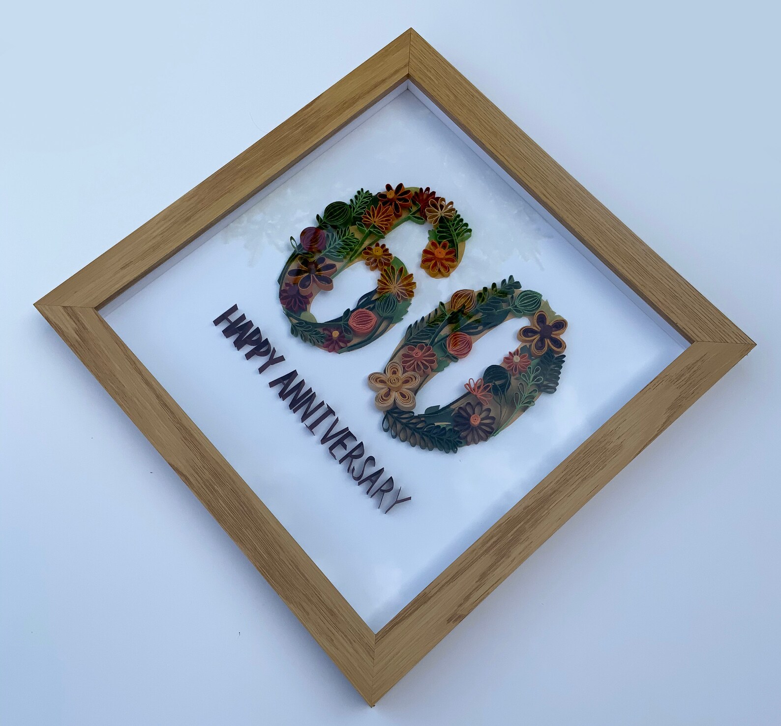 Paper Quilling Numbers Special Occasion Quilling Art Made Etsy Australia