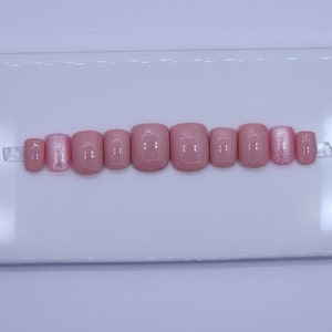 Dusty Rose Press On Nails