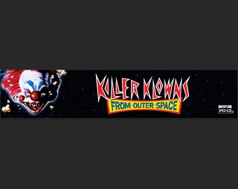 Killer Klowns (1988) - Movie Theater Banner / Mylar LARGE Vers - 5x25
