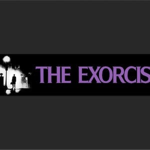 The Exorcist (1973) - Movie Theater Banner / Mylar Vers - 5x25 or 2.5x11.5