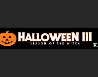 Halloween 3 (1982) - Movie Theater Banner / Mylar Vers - 5x25 or 2.5x11.5