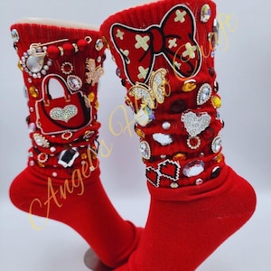 Red Junk Socks