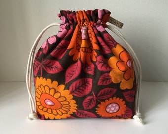 Vintage Fabric Project Bag
