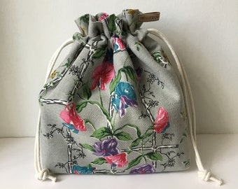Vintage Fabric Project Bag