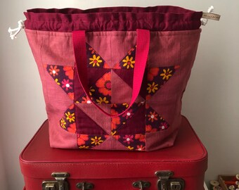 Vintage Fabric Project Bag