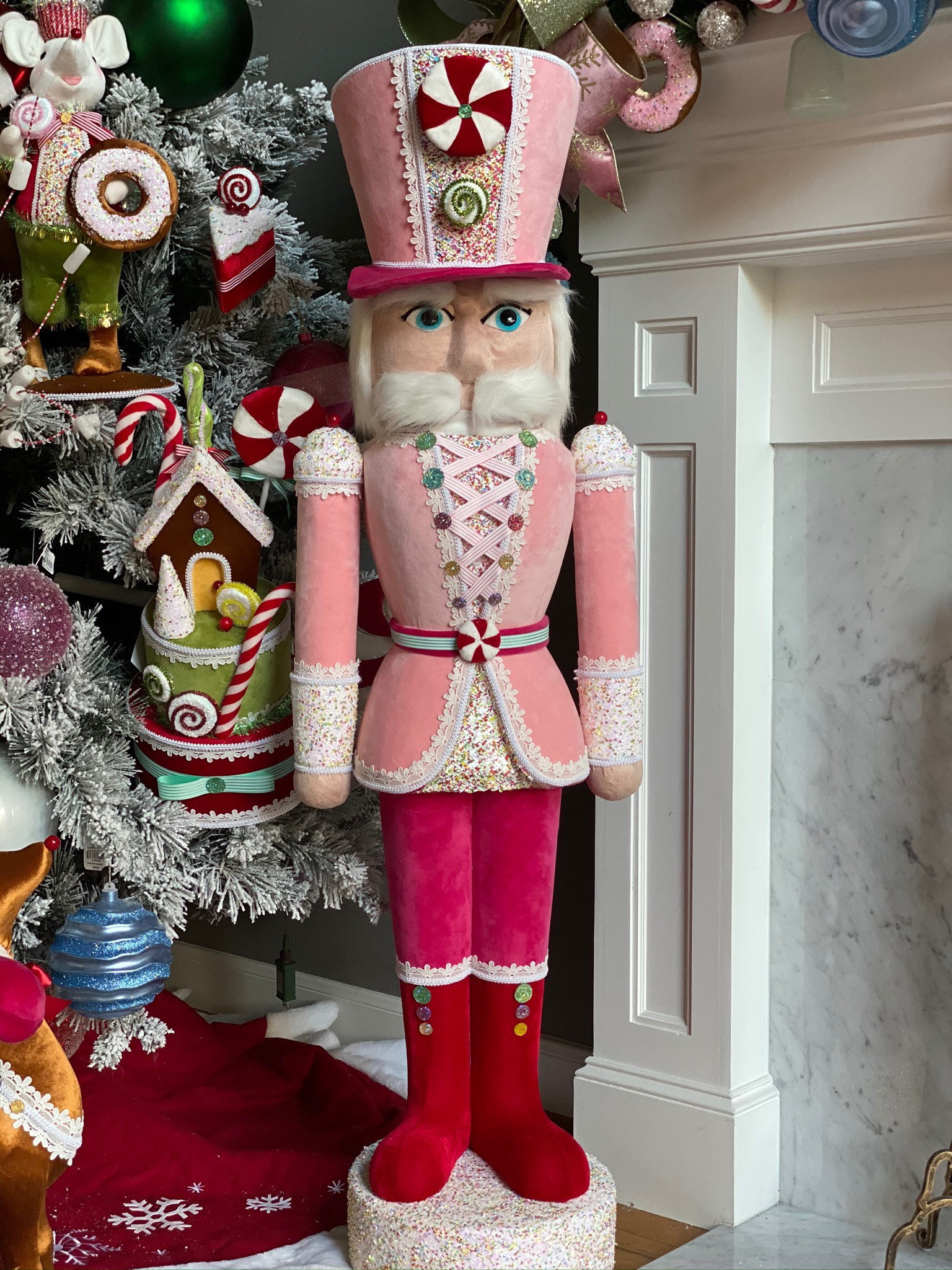 Pink Nutcracker 5ft Candy Theme Etsy