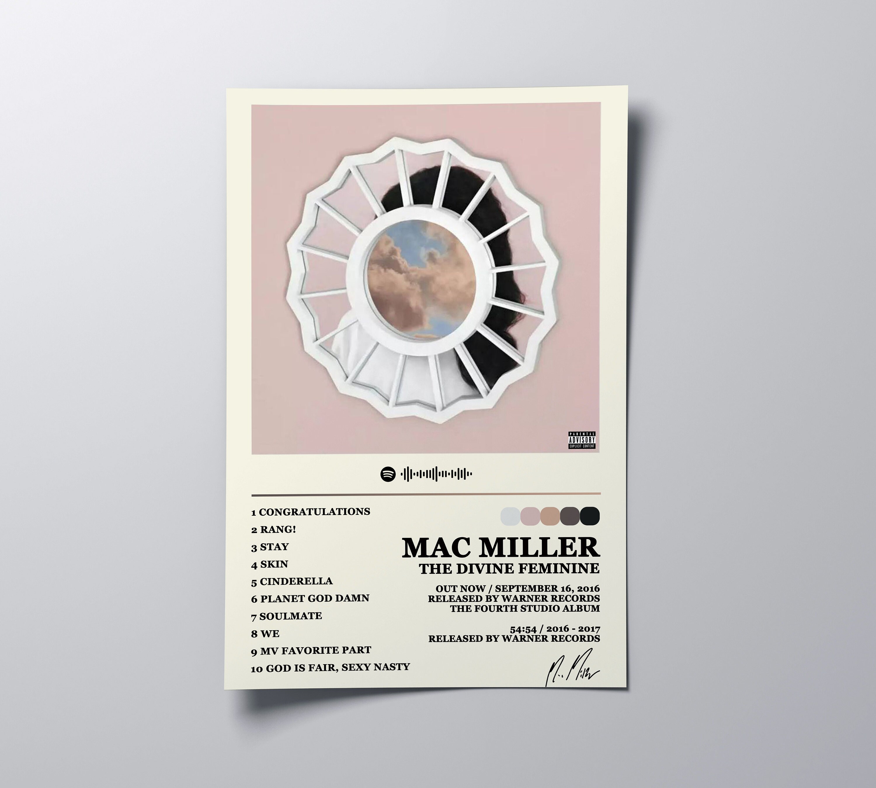 Mac Miller Album Poster Album Cover Posters Poster Wall Etsy