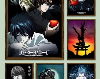 Death note "l" anime manga wall art poster large a0 large print Death note "l" anime manga wall art poster large a0 large print