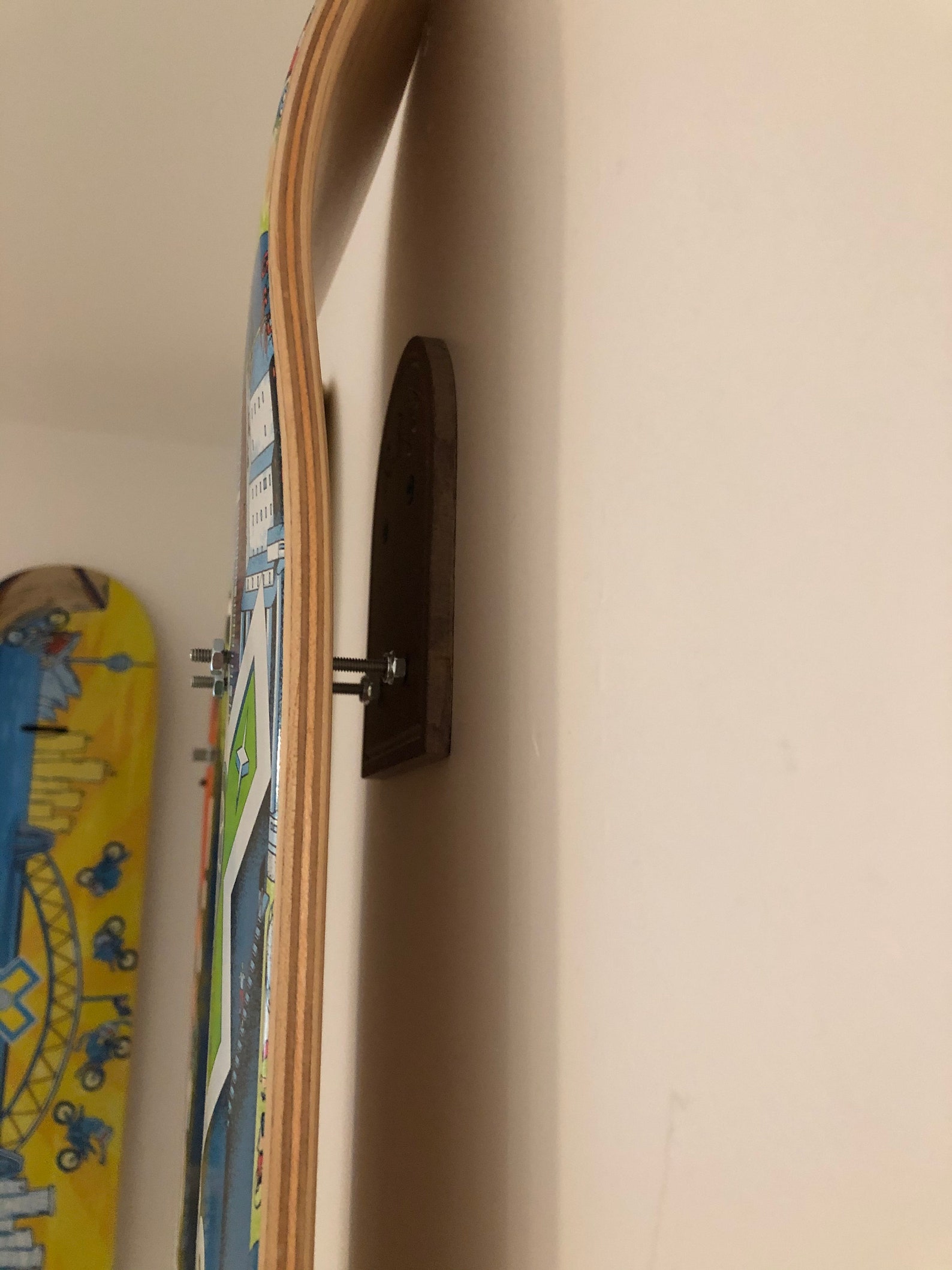 Wall Mount Skateboard Deck Hanger Etsy