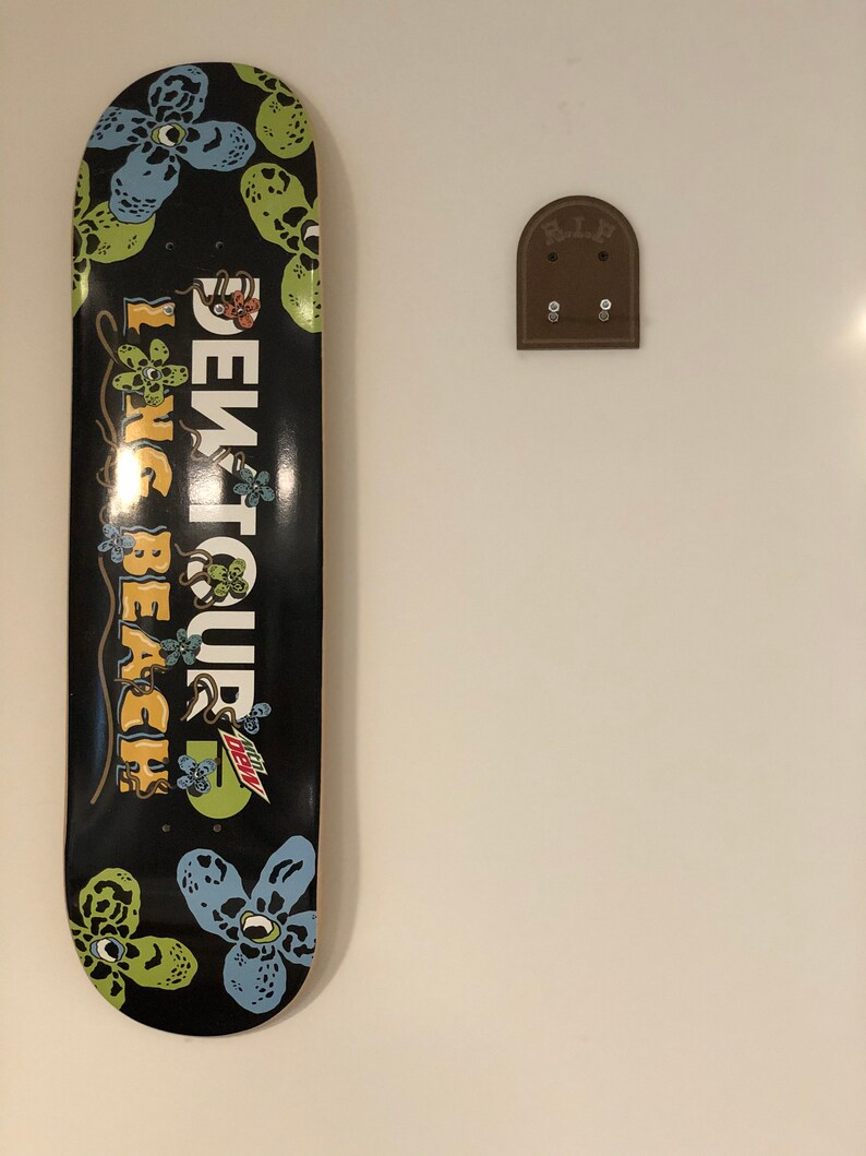 Wall Mount Skateboard Deck Hanger Etsy