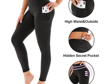 High Waisted Petite Leggings | Etsy 