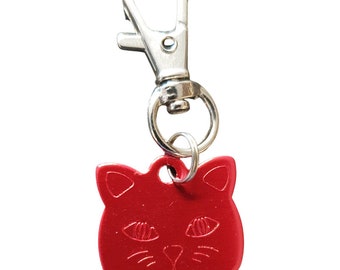 Aluminium tag kattenhoofd