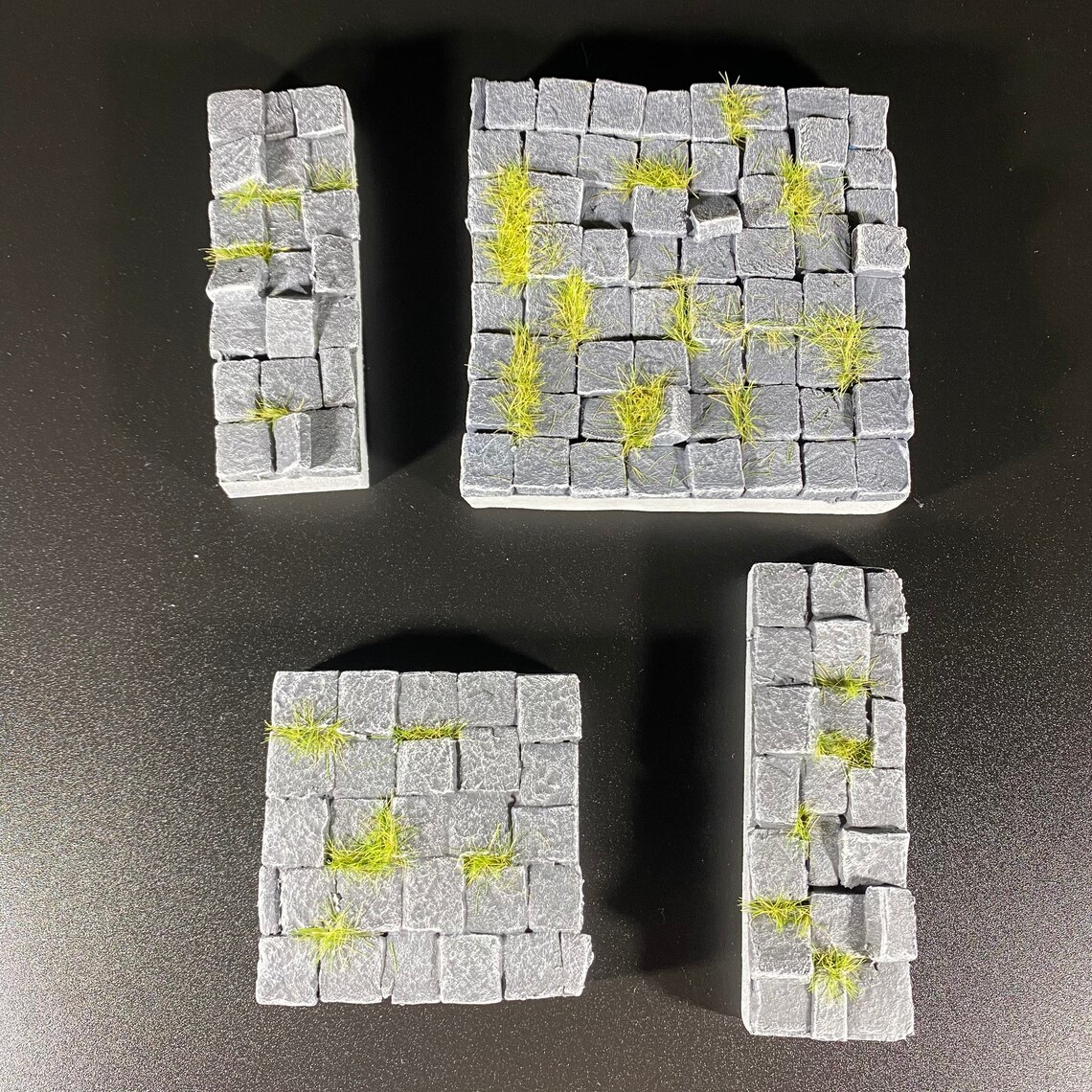 Warhammer DnD tabletop tiles cobblestone set of 4 tiles. Etsy
