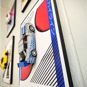 Wall Art Display Mount for Lego Nissan Skyline GT-R R34 Set