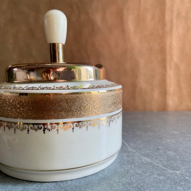 Rare Antique Spinning Ashtray Royal Porzellan Bavaria KM Etsy