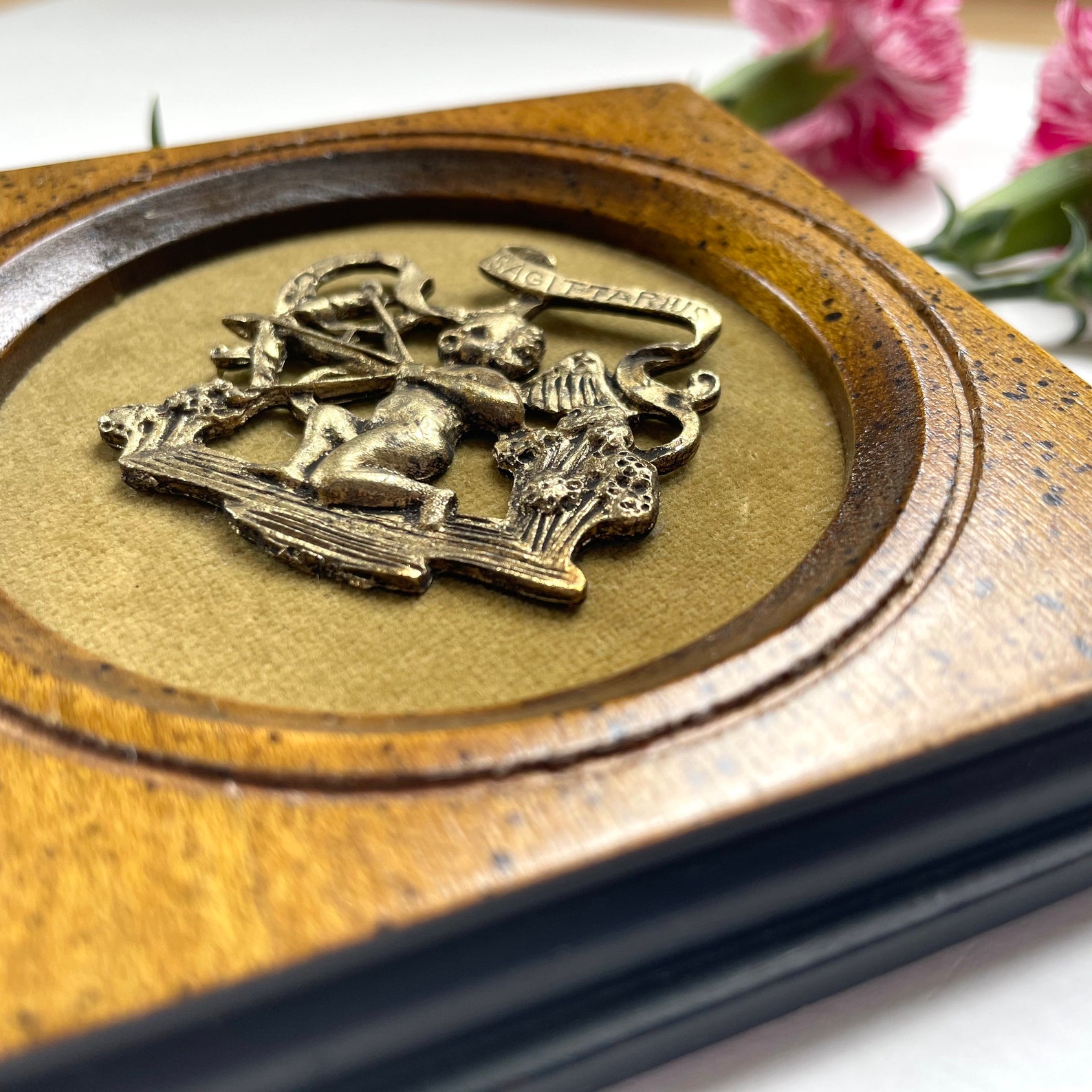 Vintage Zodiac Wall Plaques Aquarius Sagittarius or Virgo / Etsy