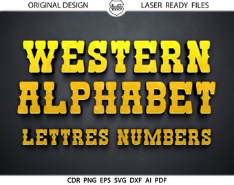 Western Cowboy Alphabet Svg, Cowboy Buchstaben Svg, Western Alphabet Buchstaben Svg, Wax Seal Svg, Clipart, Png, Dxf, Vektor Eps Cut Dateien Cricut