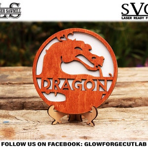 Dragon circle monogram, Dragon Monogram Frame Vector Clip Art Cutting File Vinyl Transfer Embroidery Scrap Svg Dxf Eps Jpeg Ai Png