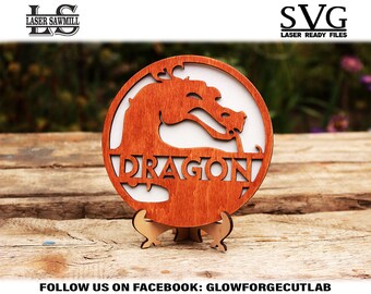 Dragon circle monogram, Dragon Monogram Frame Vector Clip Art Cutting File Vinyl Transfer Embroidery Scrap Svg Dxf Eps Jpeg Ai Png