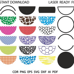 Welcome Sign svg, Door Hanger SVG, Door Hanger,  Round Door Hanger svg, Patterned Door Hanger file, Template  Print Door Sign, Modern print