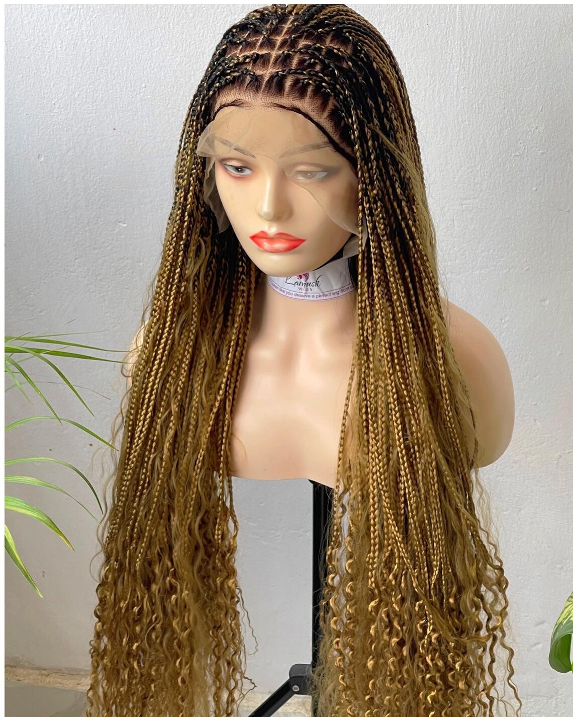 Goddess Braid Wig Wigs for Black Women Braided Wig Etsy