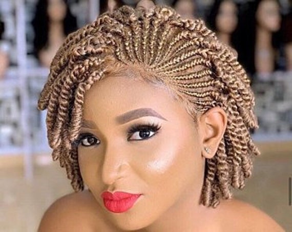 Kinky Twist Wig Braided Wigs for Black Women Braided Wig