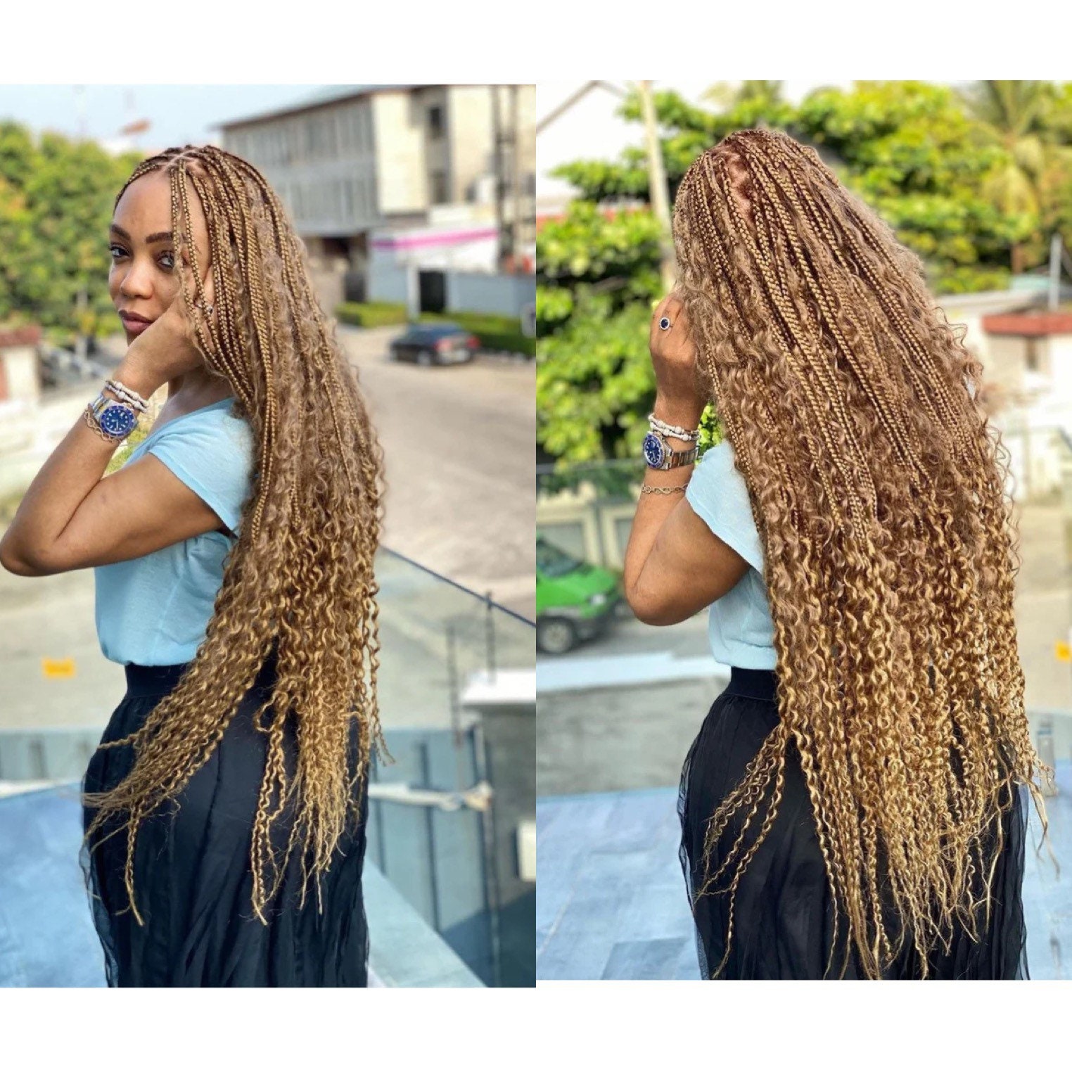Color 27 Freetress Braids Braided Wig for Black Women Etsy