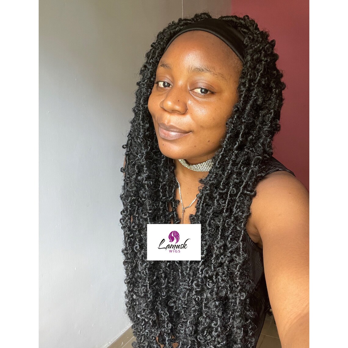 Butterfly Locs Braided Wig for Black Women Messy Locs Head Etsy