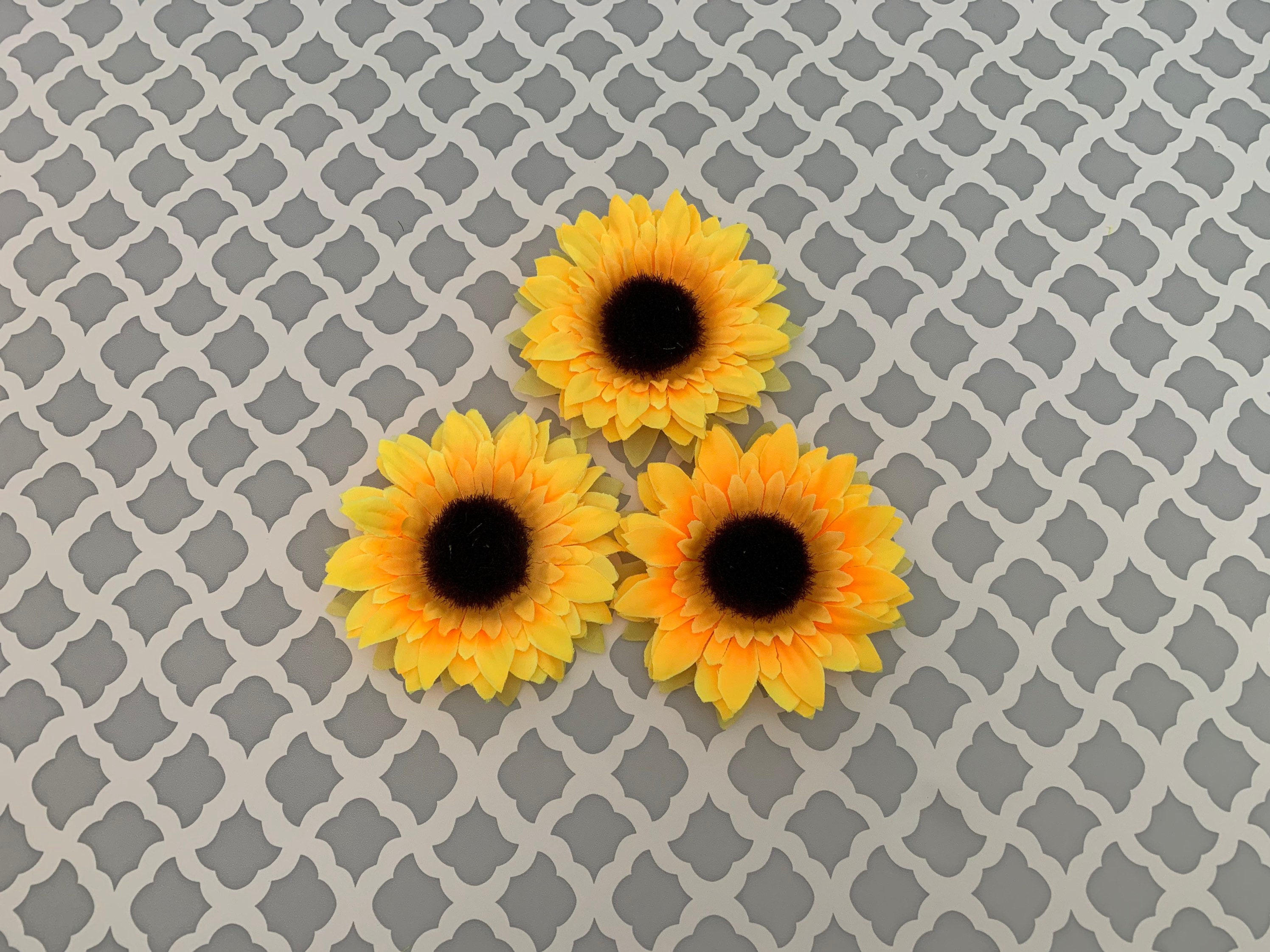 Set of 3 Silk Sunflower office locker Etsy