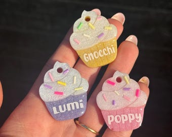 Cupcake Pet ID Tag