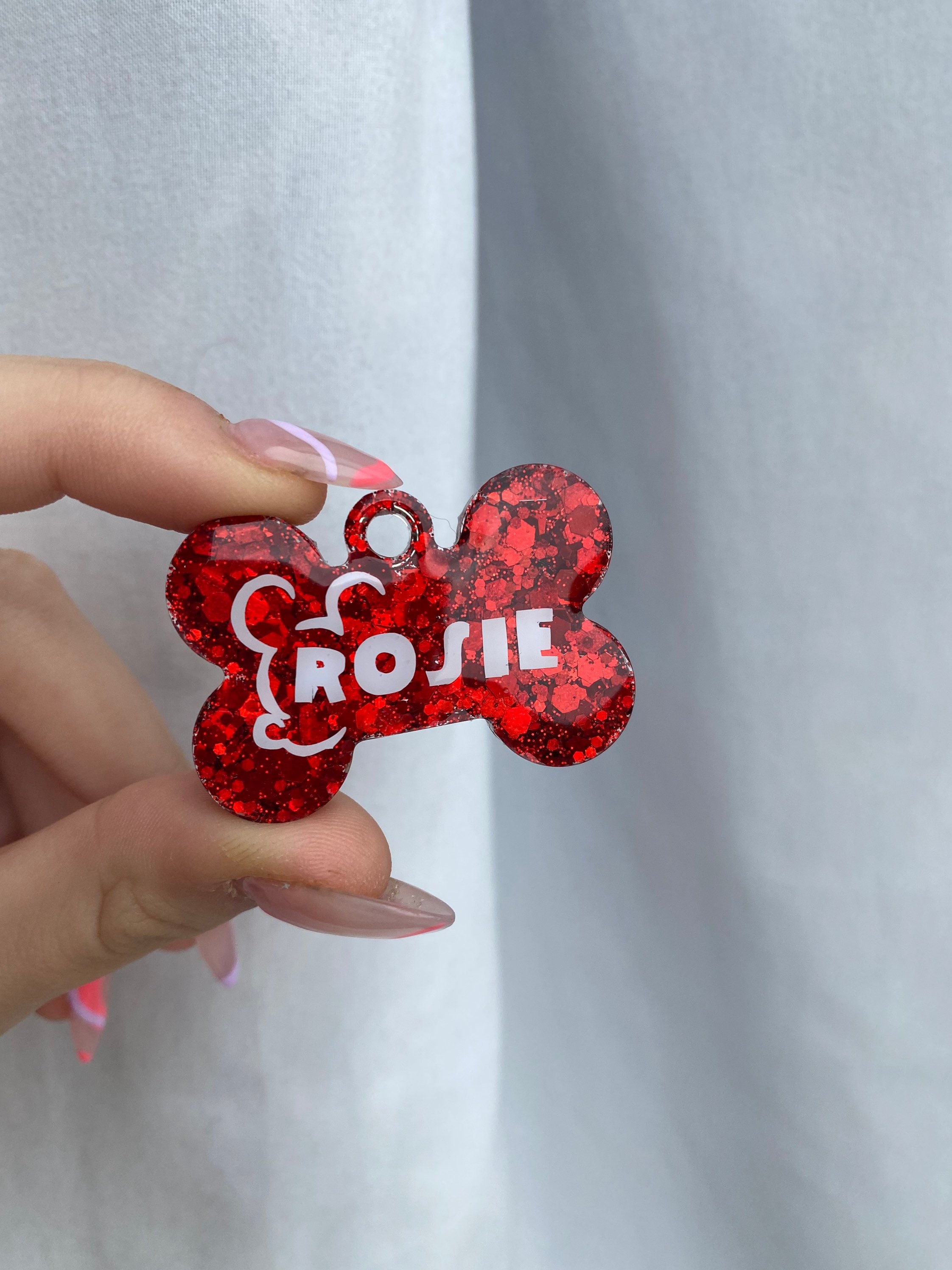 Custom Resin Dog Tags Etsy