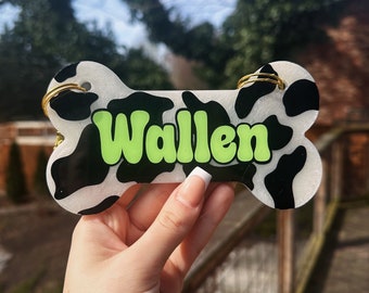Cow Print CRATE Tags