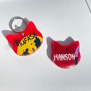 Custom Resin Cat Tags