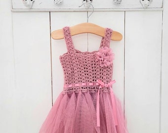 En Saison Dusty Rose Floral Patterned Babydoll Dress Size XS