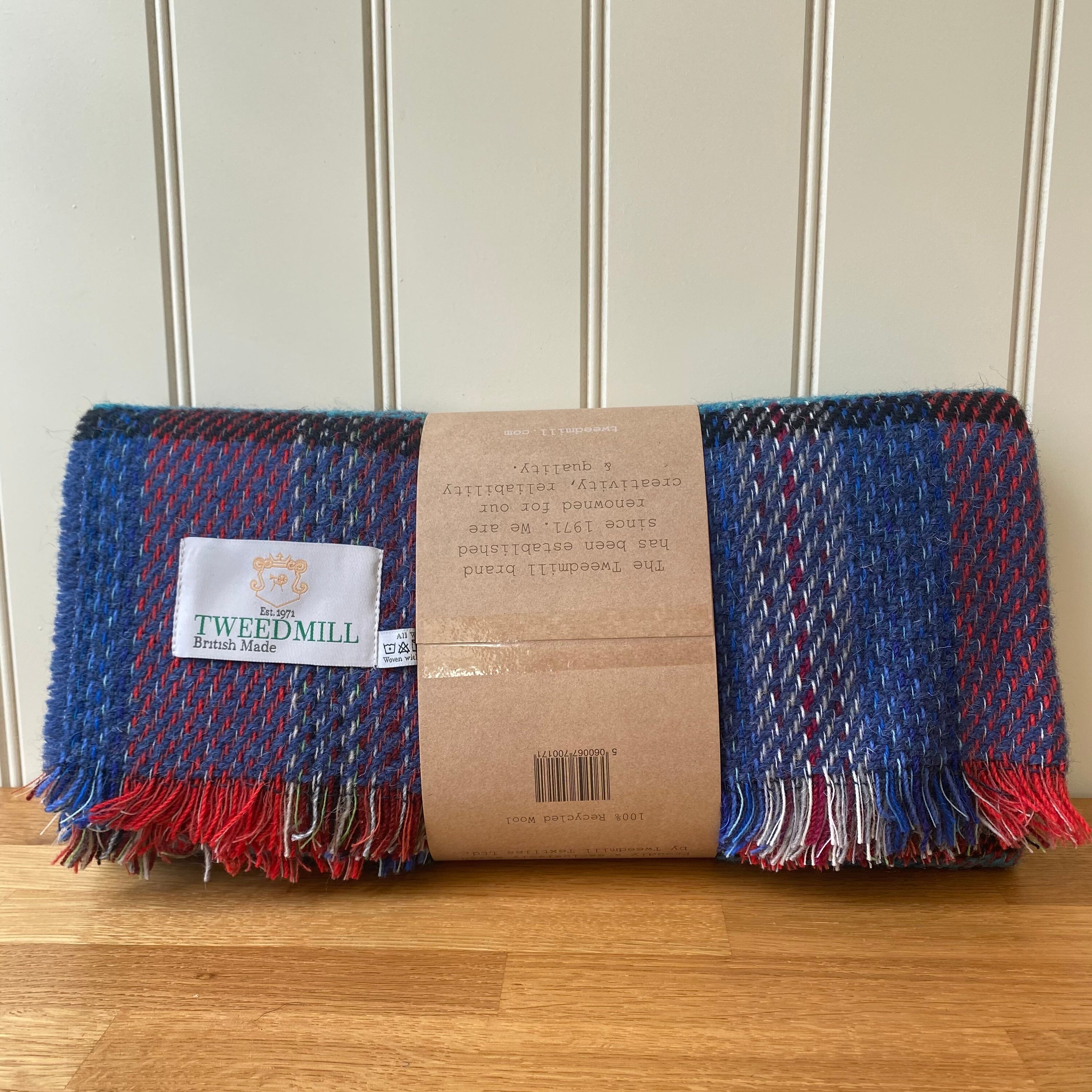 Tweedmill Recycled Throw Small 100 Wool Etsy