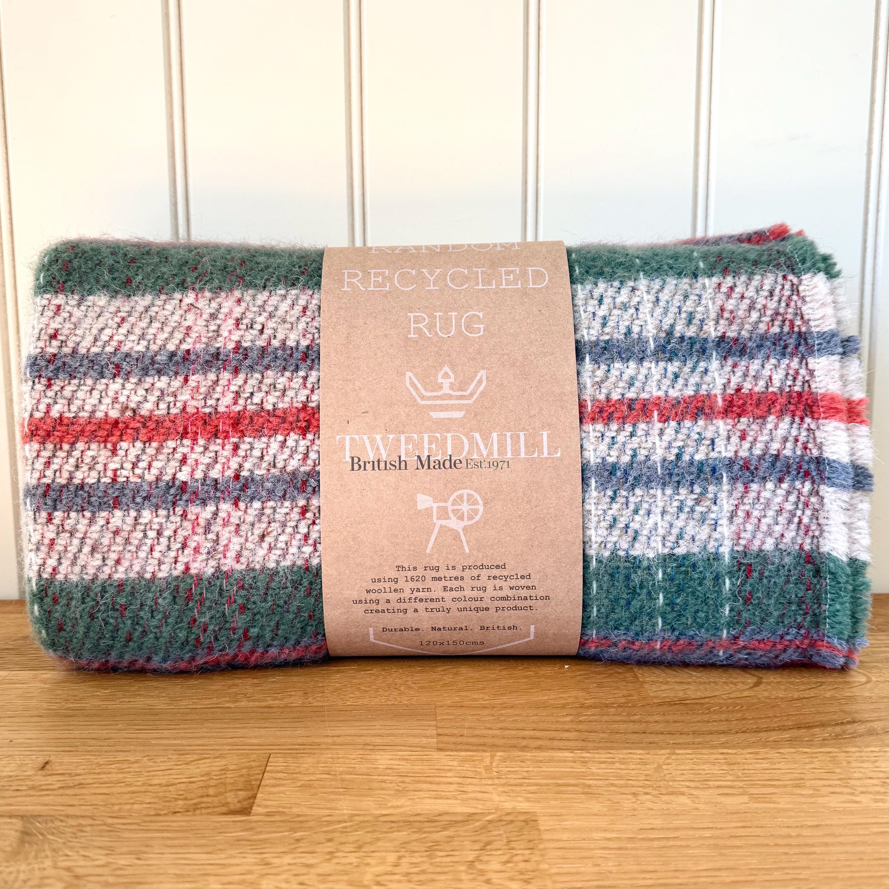 Tweedmill Recycled Throw Small 100% Wool - Etsy